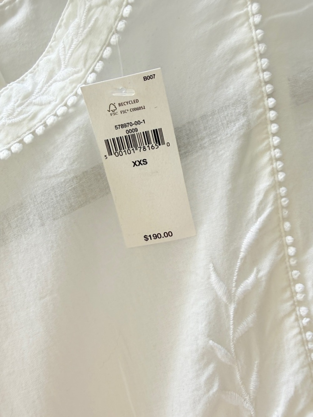 Banana Republic White Ruffle-Trim Mini Dress - Picture 7 of 7